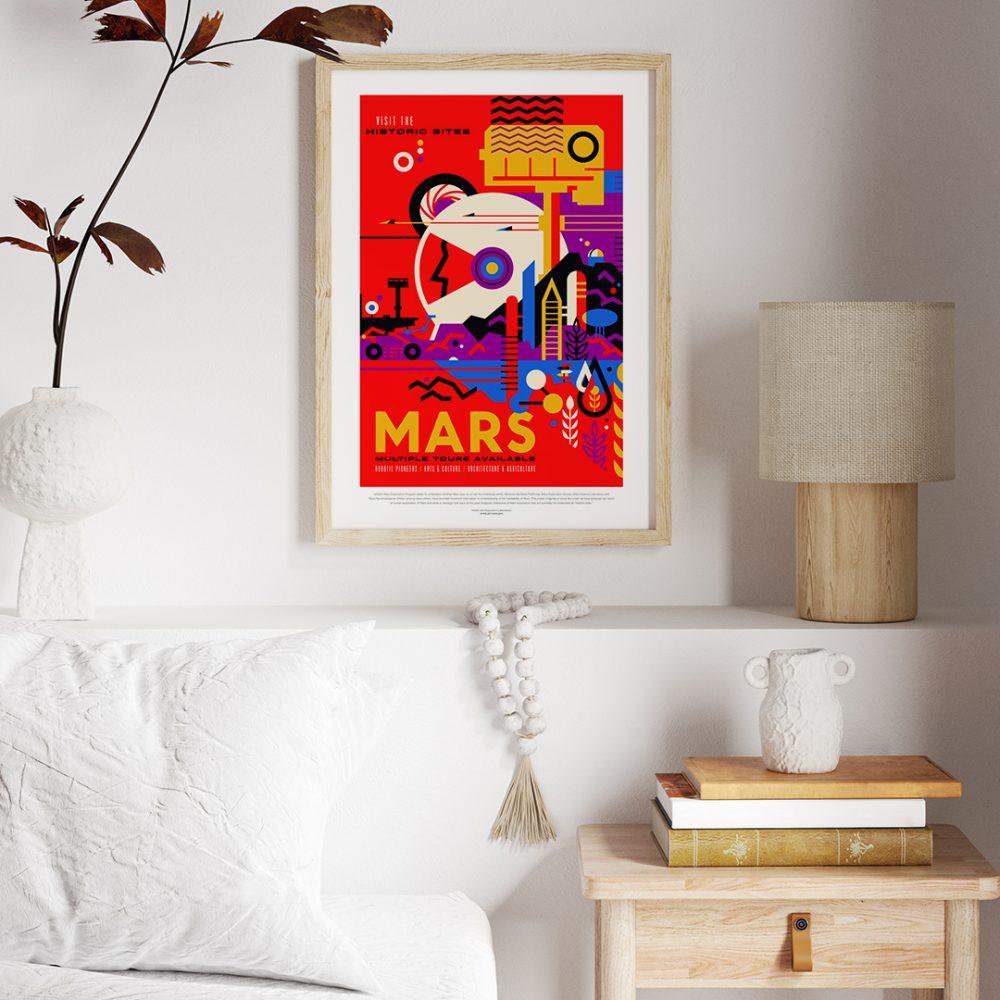 'Mars, visit the historic sites' von Nasa Visions
