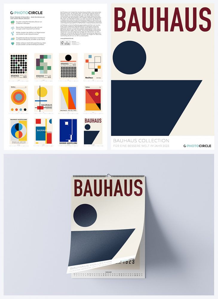 Bahaus-Wandkalender