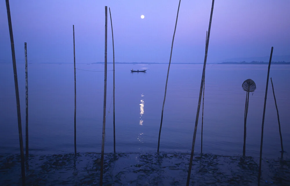 'Daybreak at Thanlyin River' von Martin Seeliger
