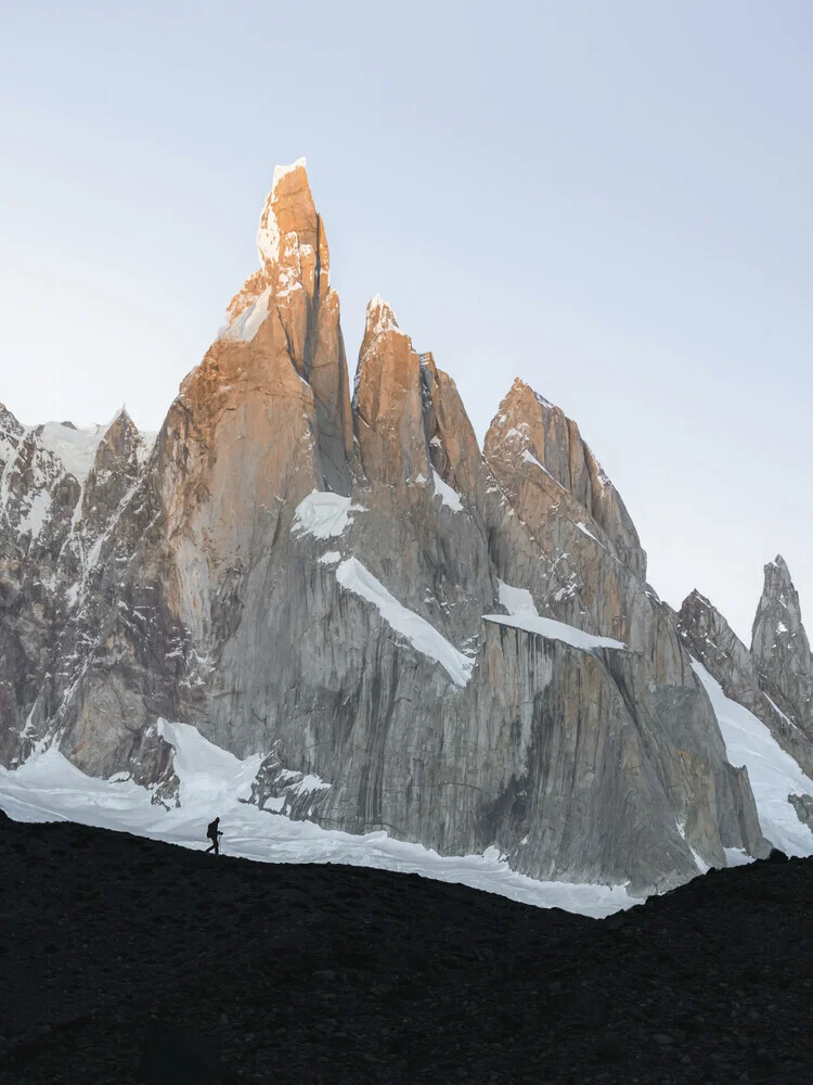 Cerro Torre in Patagonien – eindrucksvolle Bergkulisse von Reiner Hofer