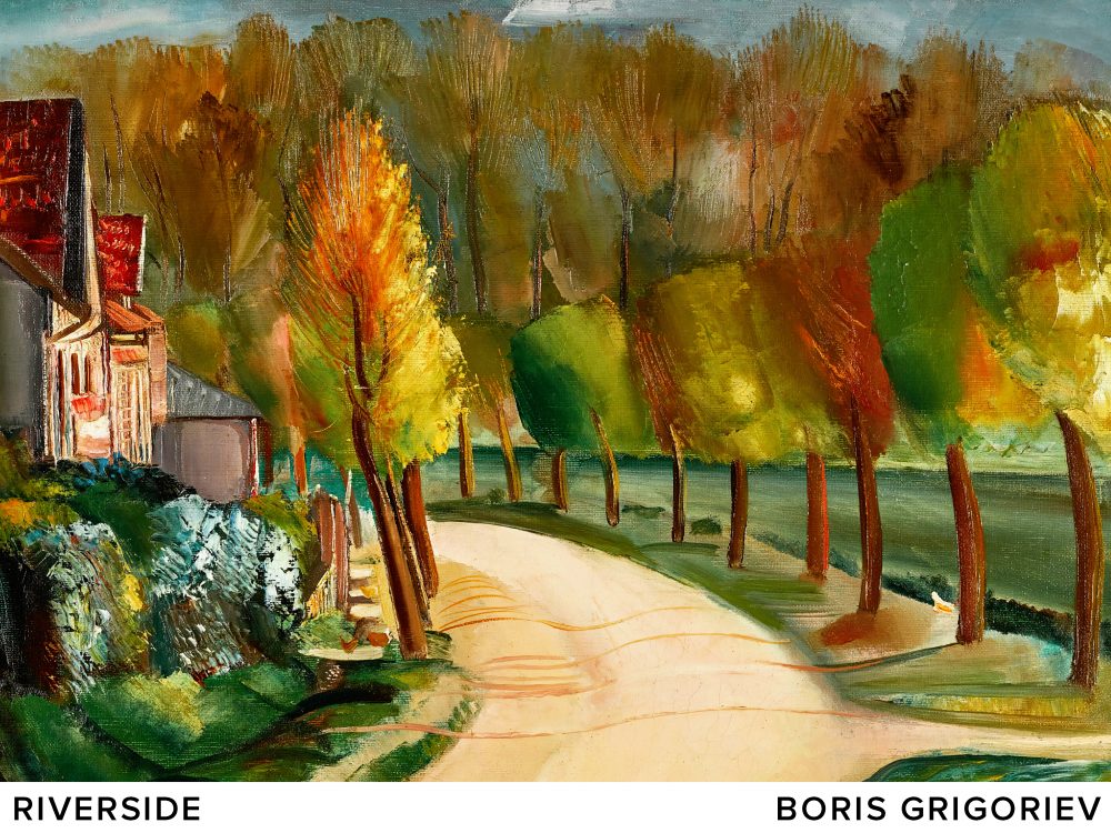 Die schönsten Illustrationen zeichnet der Herbst - Vintage Illustrationen von Boris Grigoriev