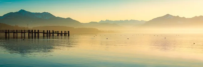 'Chiemsee Panorama' - Fotokunst von Martin Wasilewski