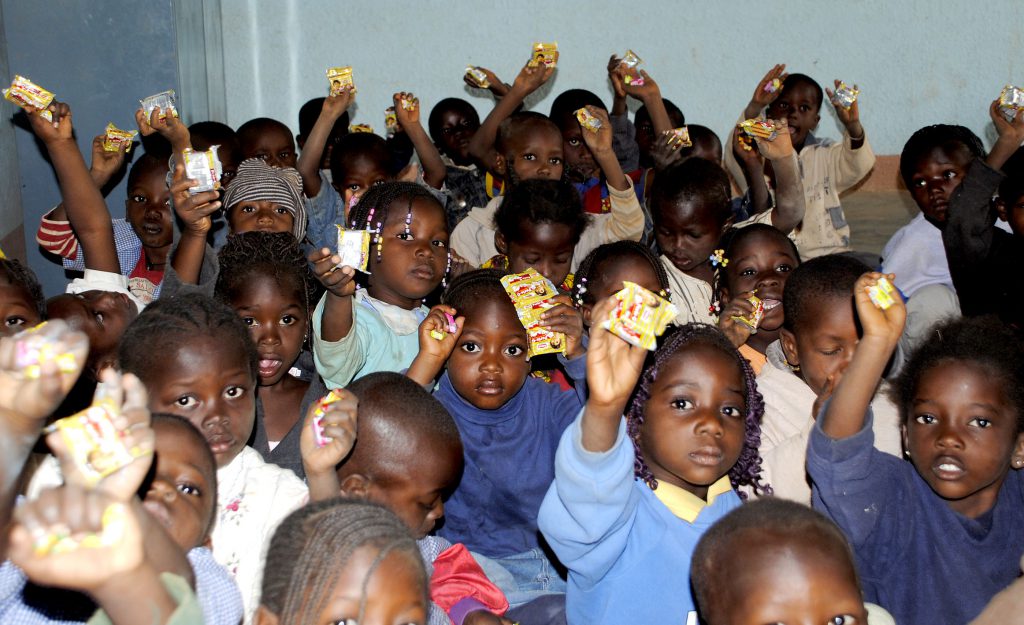 Kleuterschool Burkina Faso, foto door Walter Korn