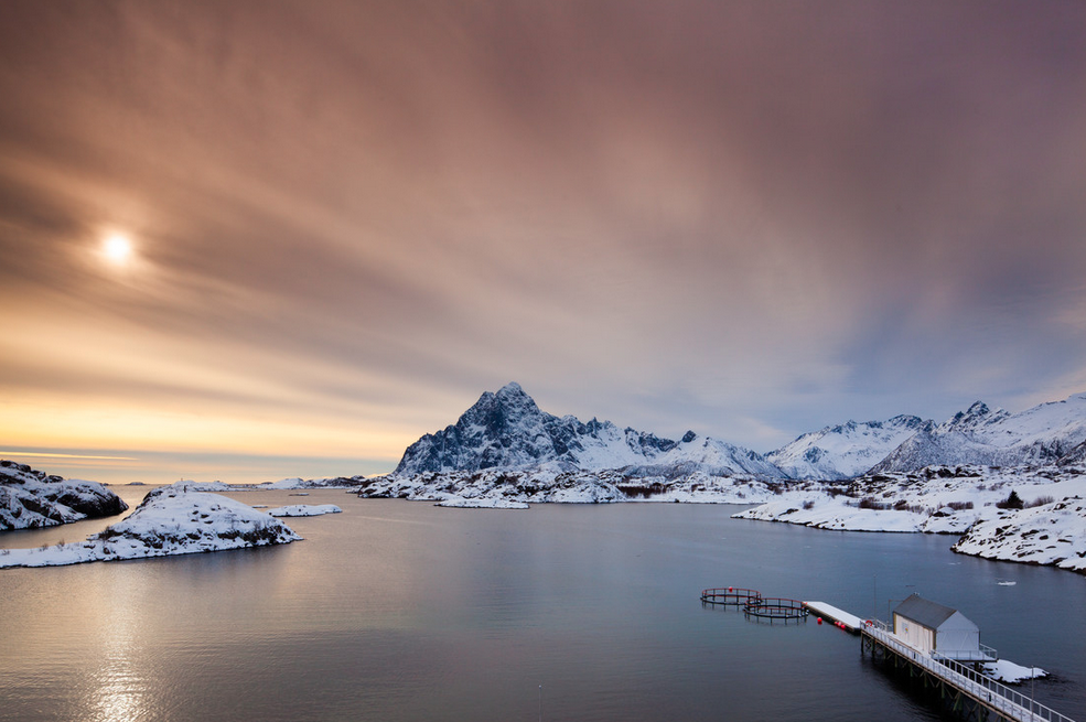 Kabelvag, Lofoten - Fotokunst van Boris Buschardt