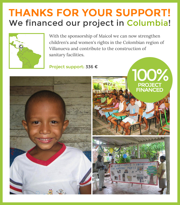 Photocircle en Plan International helpen de Maicols-gemeenschap in Colombia