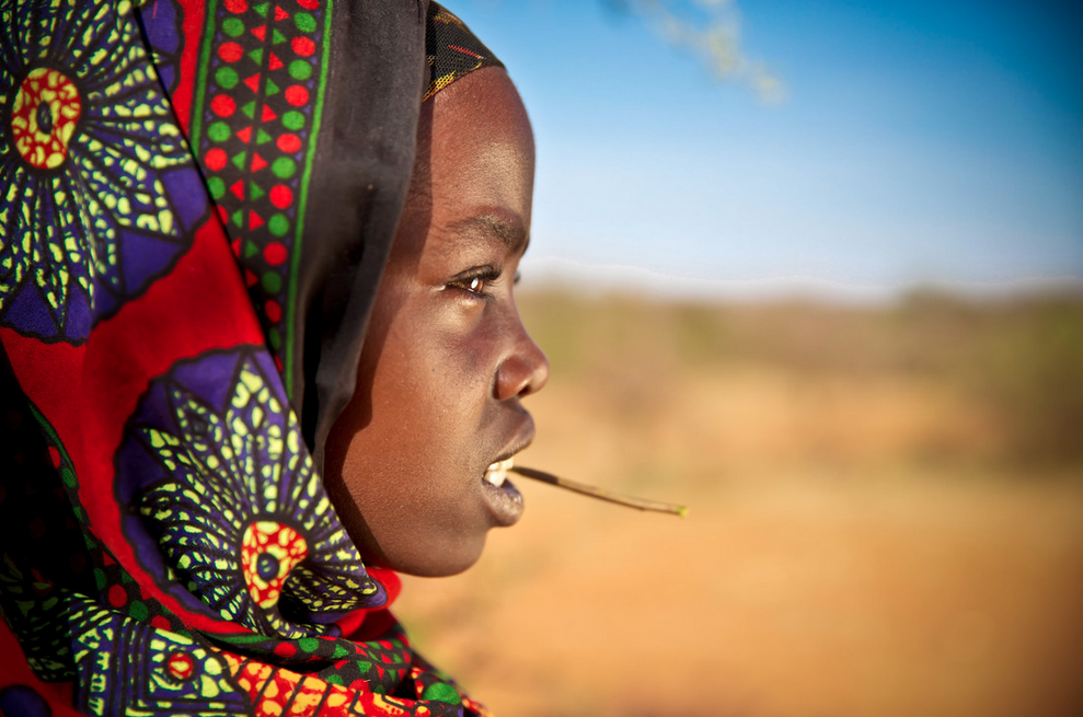 Borana Girl, Ethiopië door Miro May