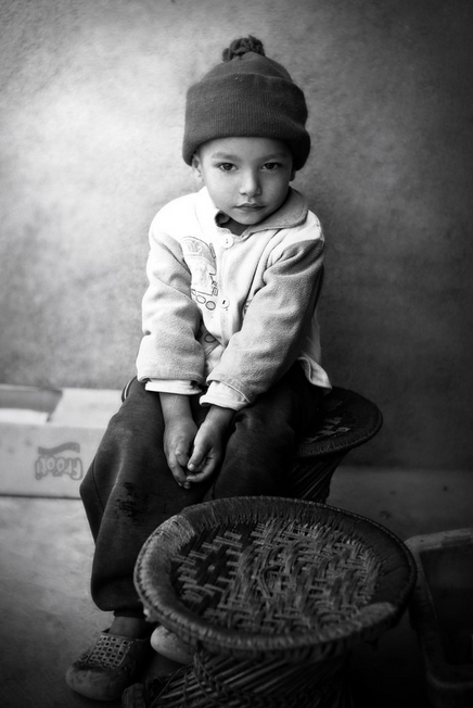 'Jongen in Kathmandu' van Victoria Knobloch