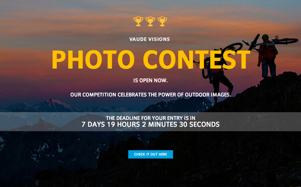 Vaude Visions Fotowettbewerb