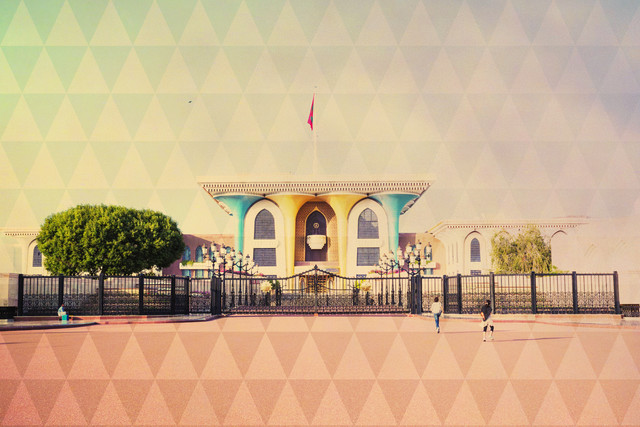 Al-Alam palace (Oman triangle series) von Eva Stadler