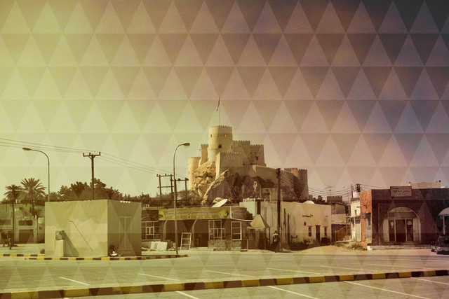 Nakhl Fort (Oman driehoek serie) von Eva Stadler
