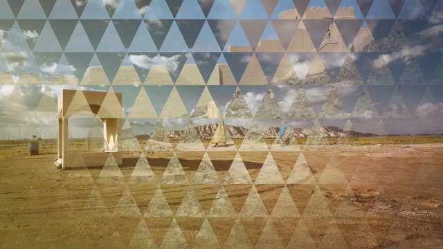 Bushalte in de buurt van Sur (Oman-driehoekserie) von Eva Stadler