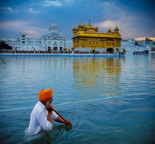 Indien Bilder - Am Goldenen Tempel von Jens Benninghofen