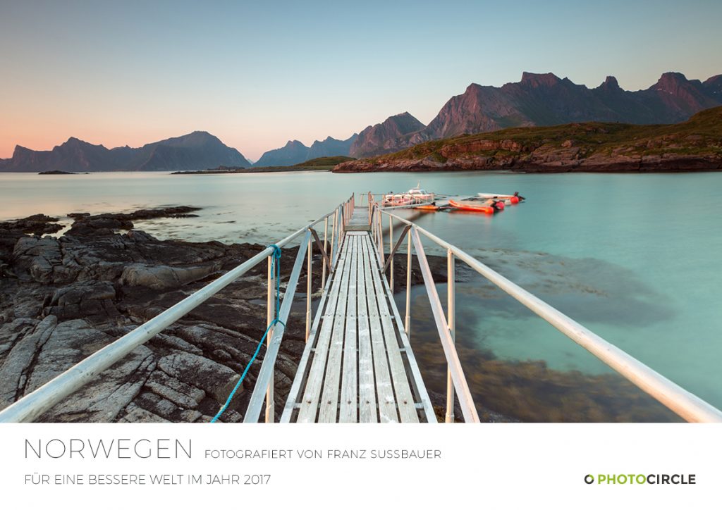Fotokalender Noorwegen met Fotokunst von Franz Sussbauer