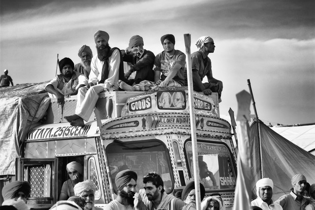 Indien Bilder - Travelling People von Jagdev Singh